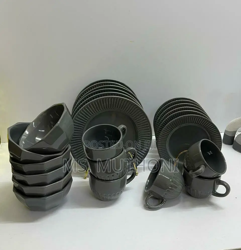24 Pieces Dinner Set ( Gray )