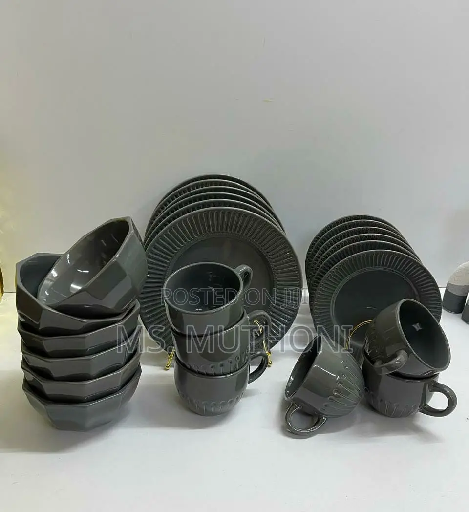 24 Pieces Dinner Set ( Gray )