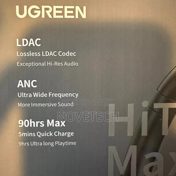UGREEN Hitune Max5 Hi-Res Hybrid Headphone Noise Cancelling - thumbnail 2