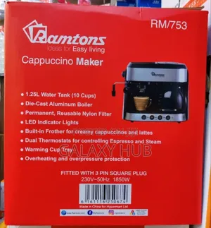 Ramtons Rm/753 Cappuccino Coffee Maker