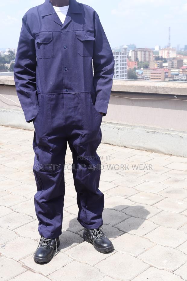 Overall 2 Chest Pockets With Flap(Navy Blue) - thumbnail 2