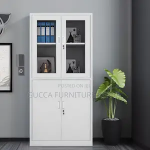 Cabinets: Office Modern Storage Cabinet With 02 Doors