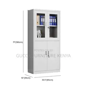 Cabinets: Office Modern Storage Cabinet With 02 Doors