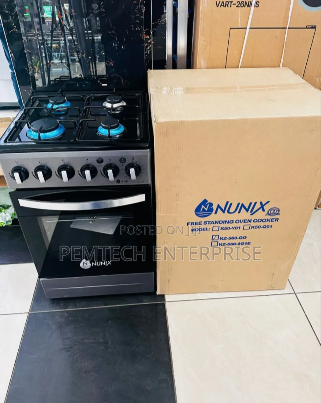 Nunix Free Standing Oven Cooker