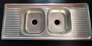 Double Bowl Double Drain Kitchen Sink