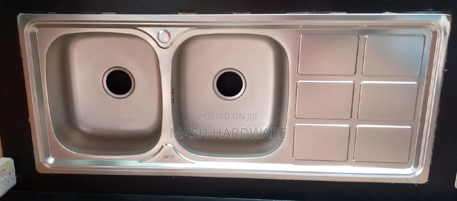Double Bowl Single Drain Kitchen Sink