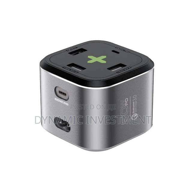 Promate 80W Quick Charging Multi-Port Charging Station Hub - thumbnail 2