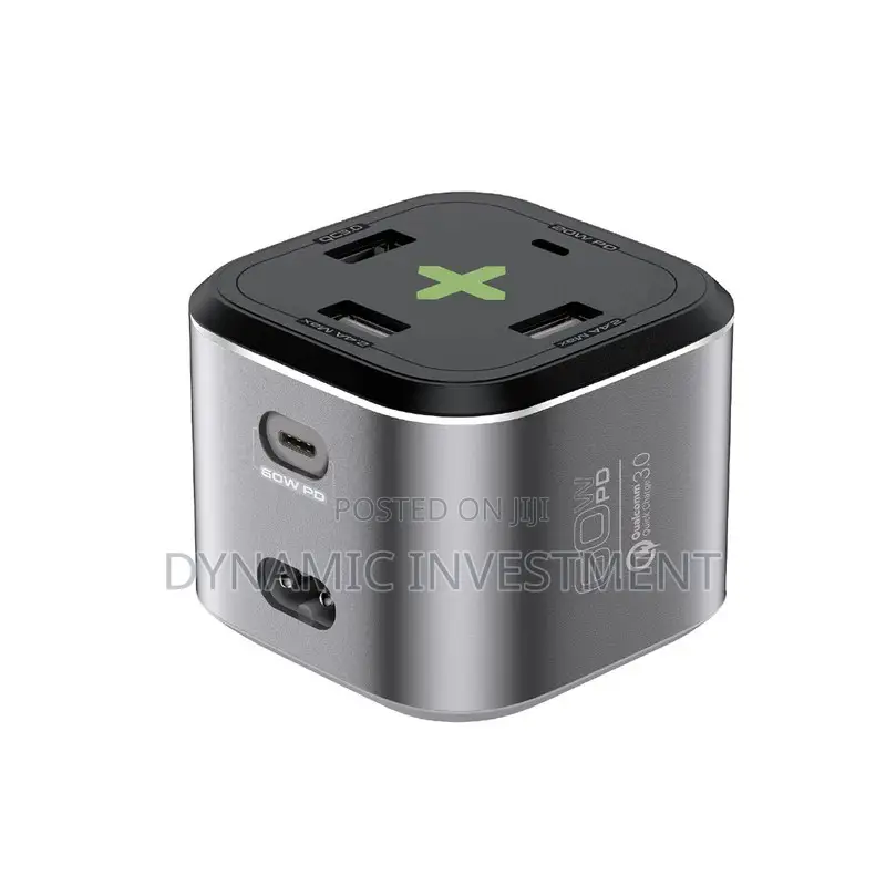 Promate 80W Quick Charging Multi-Port Charging Station Hub