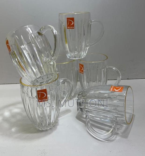 High Quality Borosilicate Glass Tea Mugs - main view
