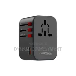 Promate 65W Power Delivery Ganfasttm Travel Adapter