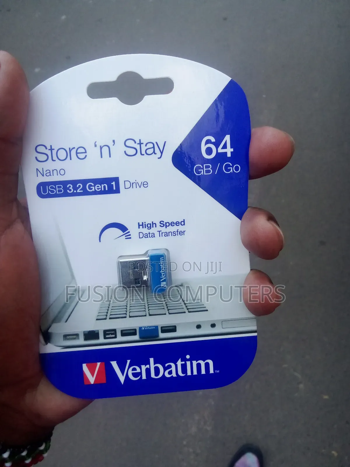 Verbatim Pinstripe 64 GB USB 2.0 USB FLASH