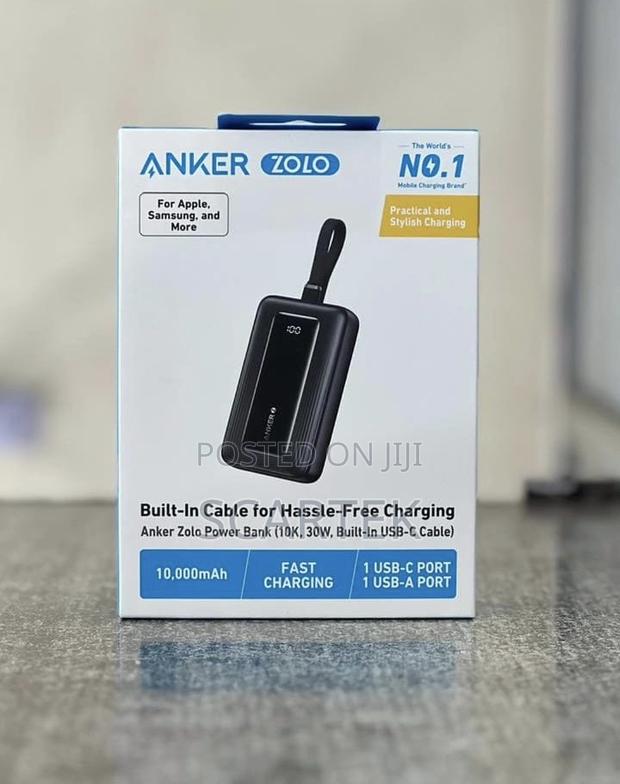 Anker 30w 10000 Mah With Built In Cables - thumbnail 2