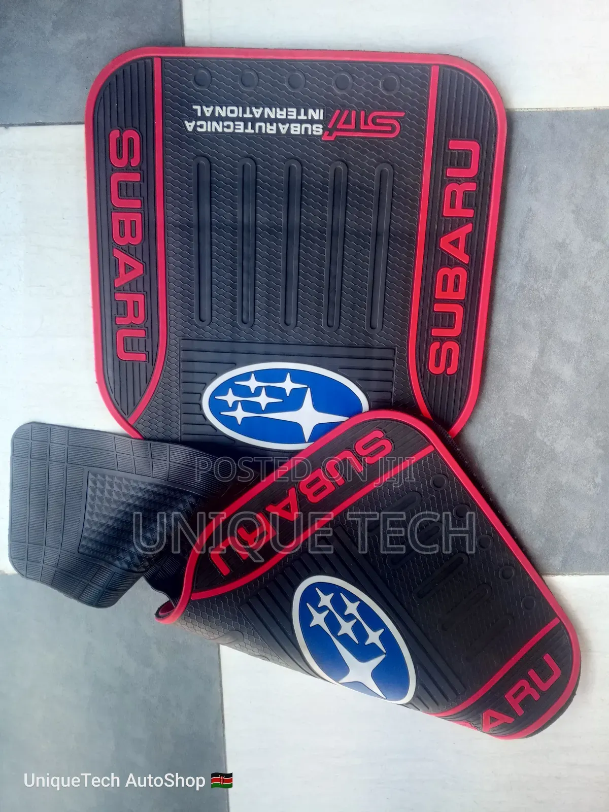 All-Terrain Subaru Branded Rubber Floor Mats