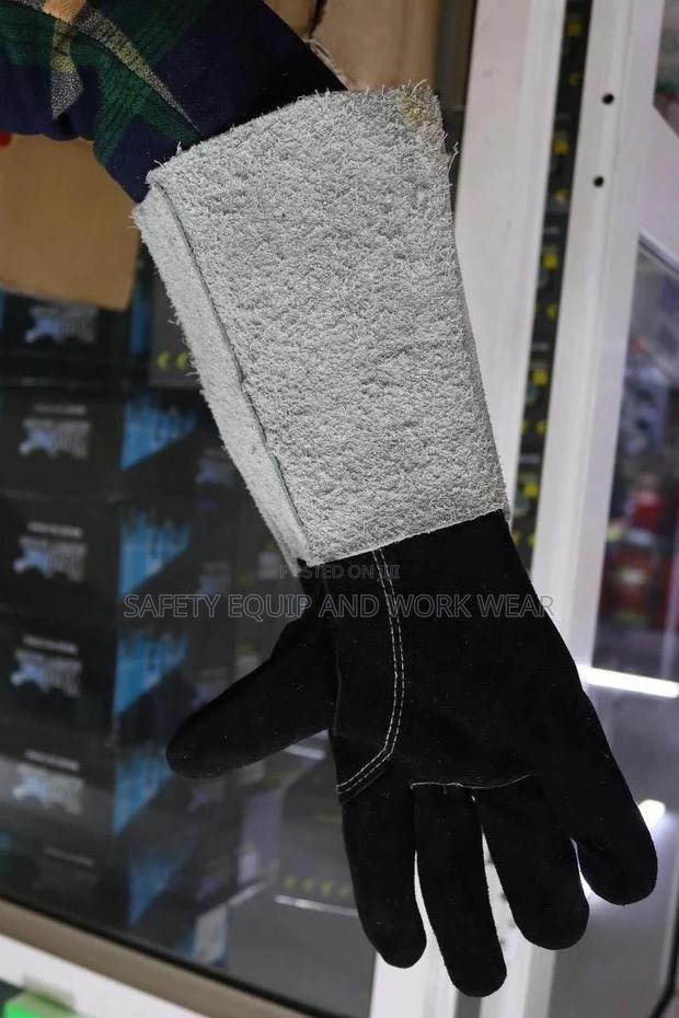 Leather Long Arm Gloves