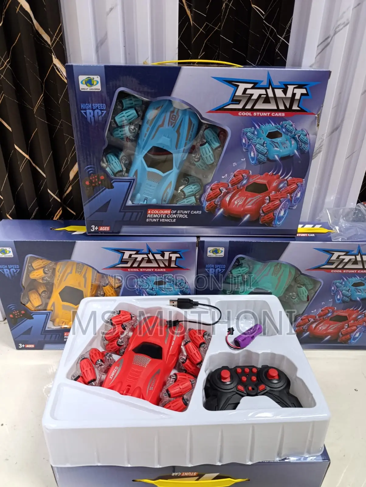 Rechargeable Remote Controlled Stunt Car