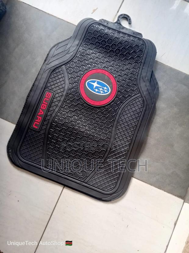 Subaru Durable Rubber Mats With Non-Slip Backing - main view