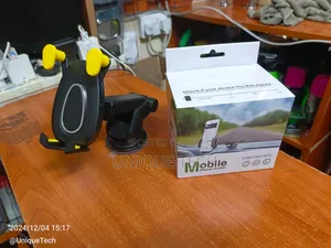 Car Phone Mount With Strong Adhesive and Swivel Function