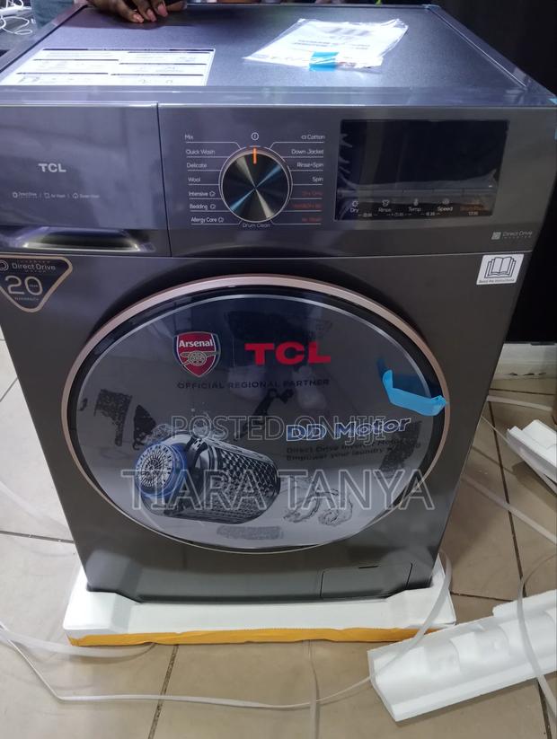 TCL 10kg/6kg Front Loading Washer and Dryer Washing Machine - thumbnail 3
