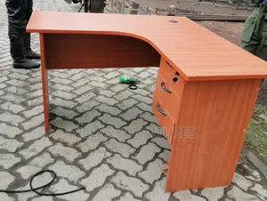 Urban Curved Cherry Office Desk