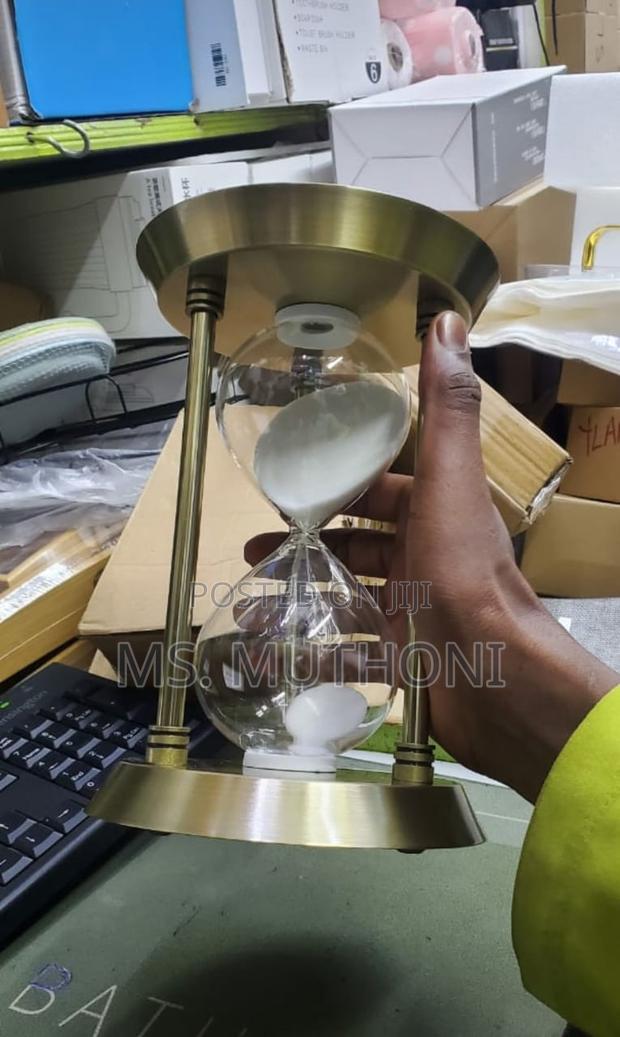 GOLD Hourglass 60minutes Glass Sand Clock Timer Available - thumbnail 2