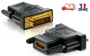 DVI-D 24+1 Male to HDMI Female Adapter Connector-