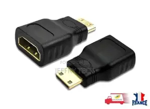 Mini HDMI Male to HDMI Female Adapter 1080p Video Converter