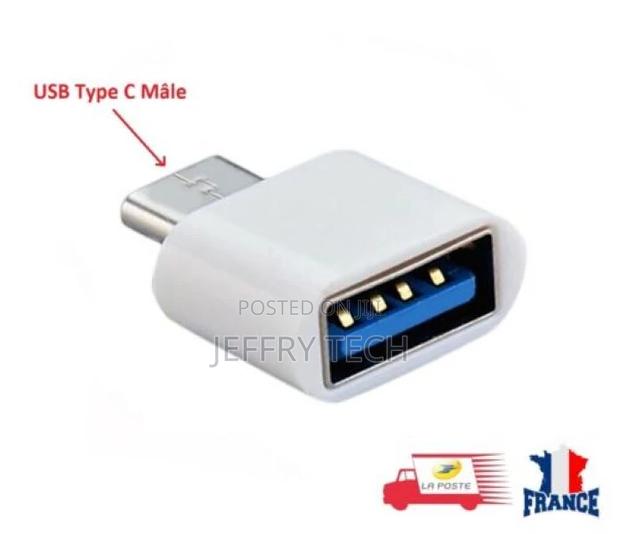 Mini USB Type C Male To USB A Female OTG Universal Adapter F
