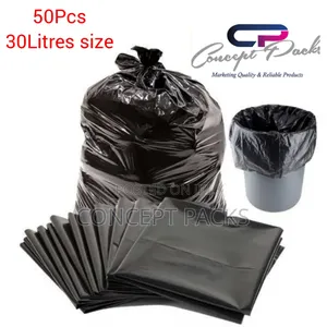 50pcs -30litres All Purpose Use Garbage,Trash, Bin Bags