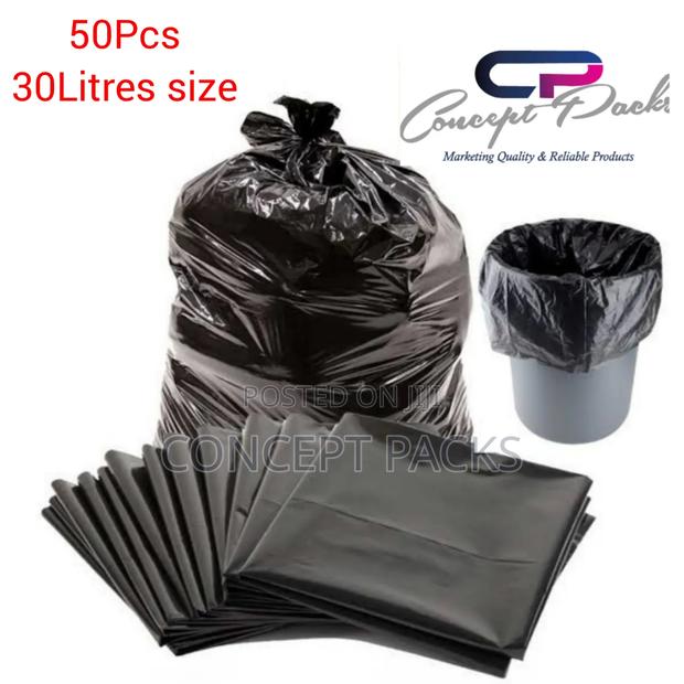 50pcs -30litres All Purpose Use Garbage,Trash, Bin Bags