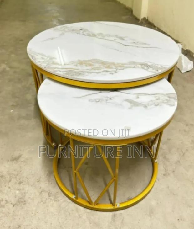 Faux Marble Coffee Table