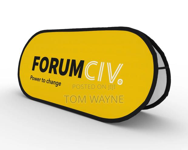 Pop Up Banner, Fully Branded and It's Bag