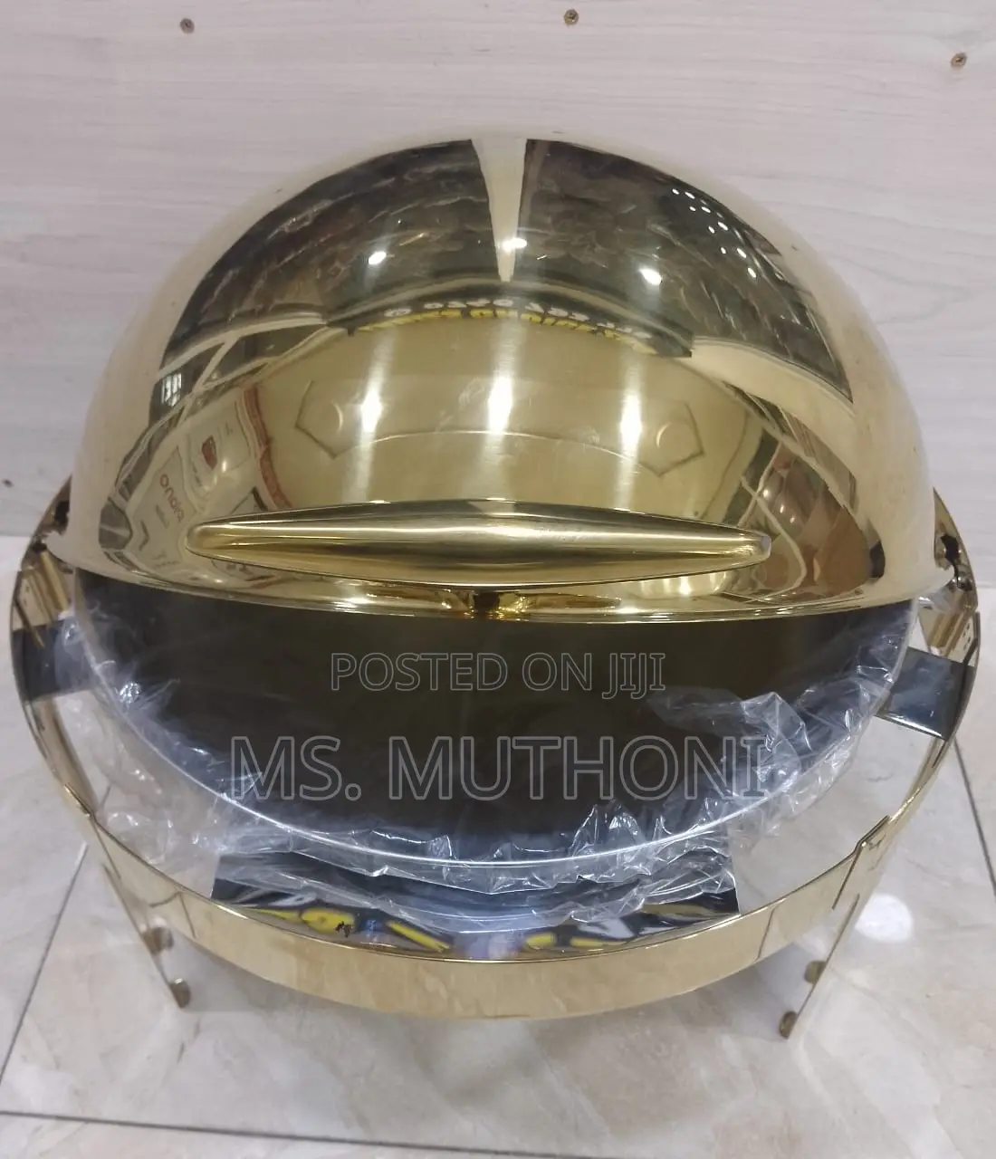 8 Litres Roll Top Heavy Gauge Gold Chaffing Dish