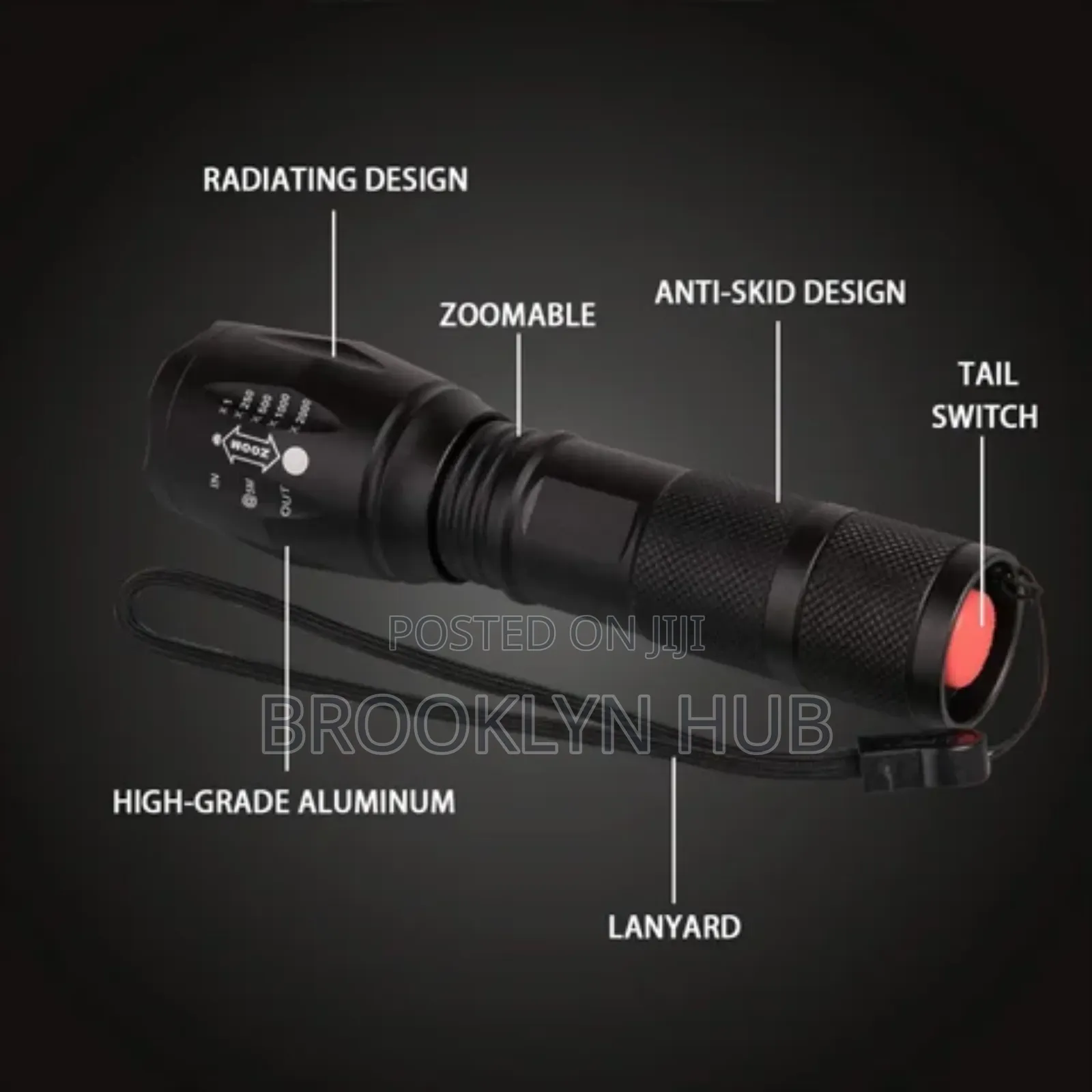 Aluminium Alloy*Water Resistant*Zooming Torch