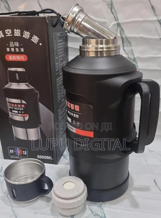 Big Size 5L Double Wall Stainless Steel Unbreakable Thermos - thumbnail 3