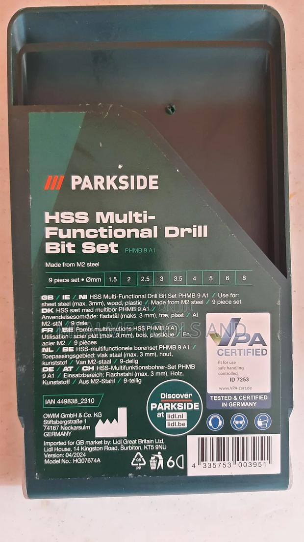 Drill Bits New HSS Multipurpose Steel Plastic Wood Ex-Uk - thumbnail 3
