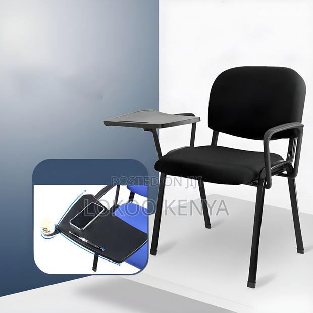 Office Chair: Fabric Low Back Metallic Office Chair