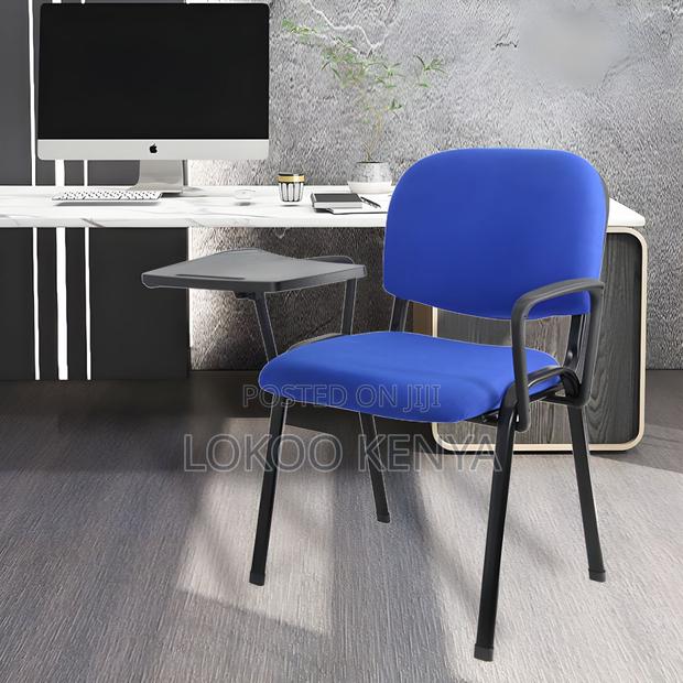 Office Chair: Fabric Low Back Metallic Office Chair - thumbnail 4