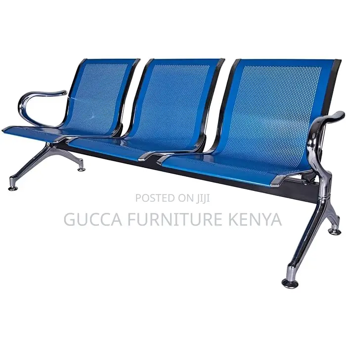 Benches: 3-Seater Hospital Reception Waiting Bench
