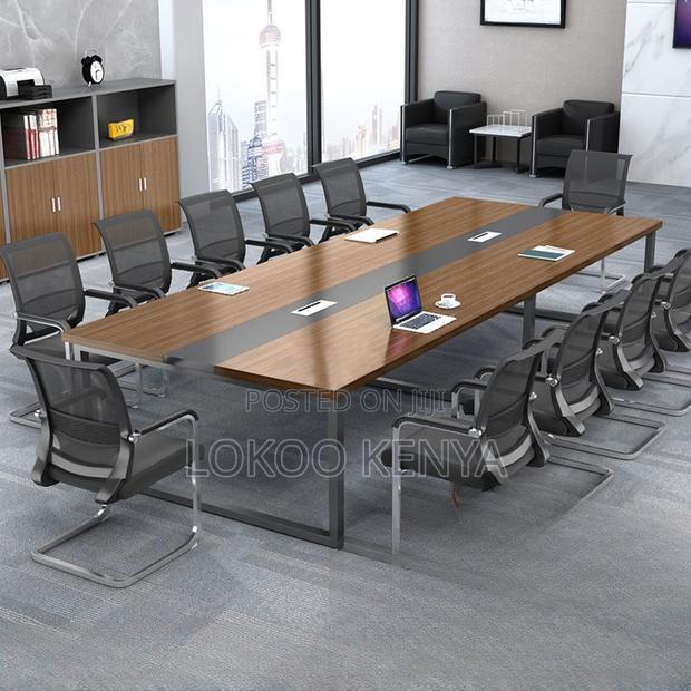 Office Table: 2.4 Meter Boardroom Table - thumbnail 4