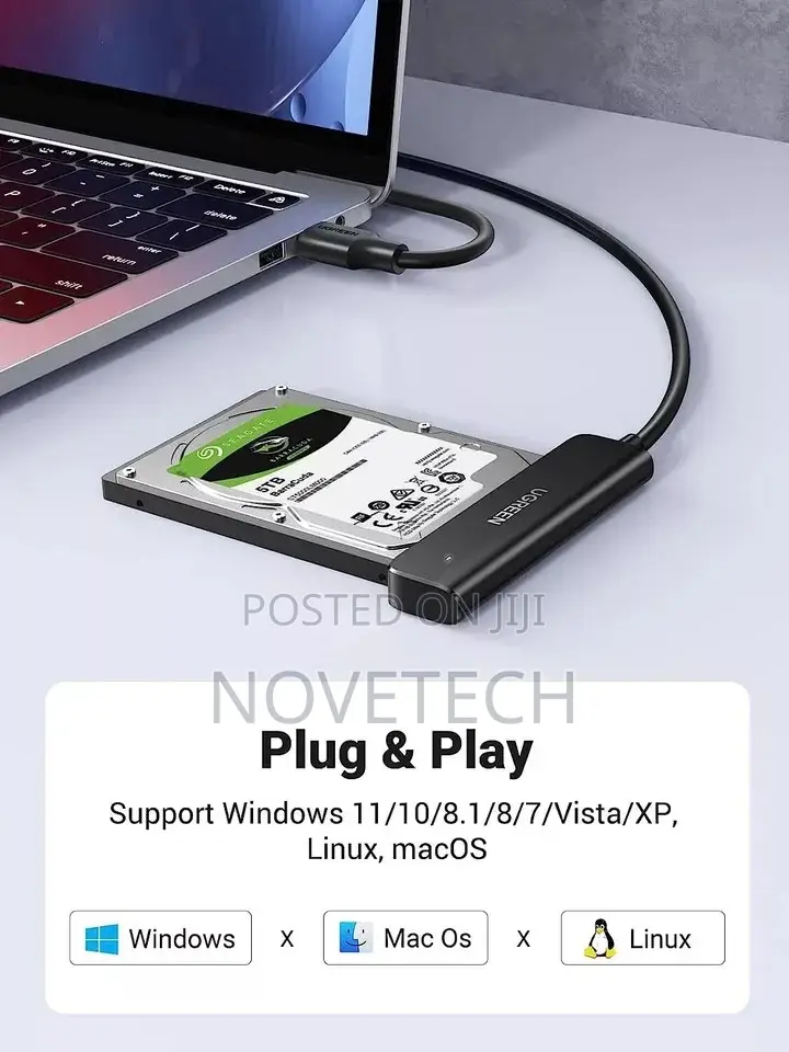 Ugreen Sata to USB Adapter Converter 2.5 Inch SSD HDD