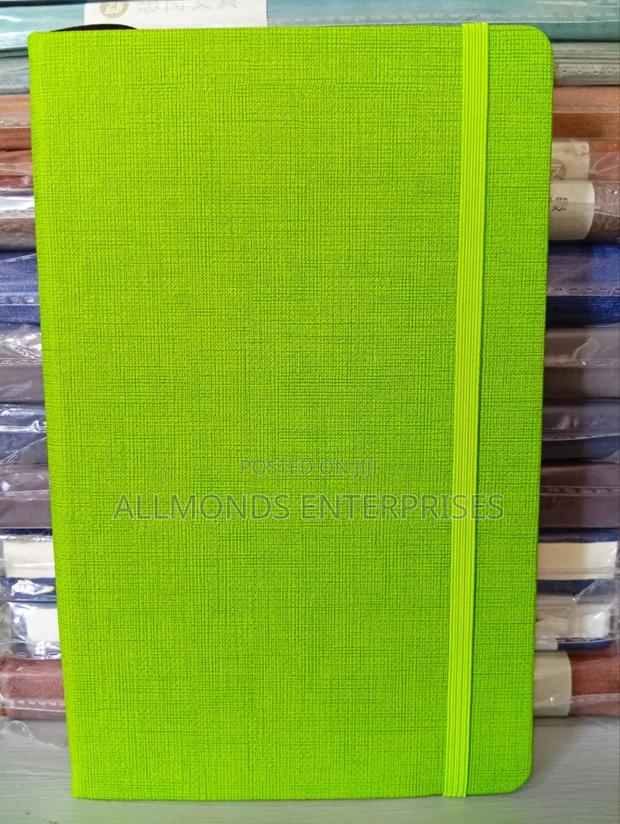 A5 Notebook Soft Leather Green - main view