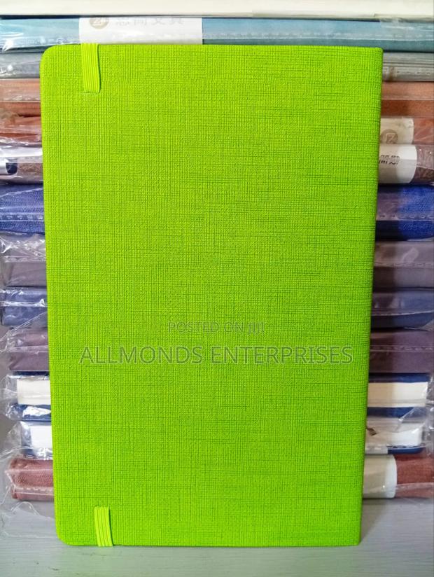 A5 Notebook Soft Leather Green - thumbnail 3