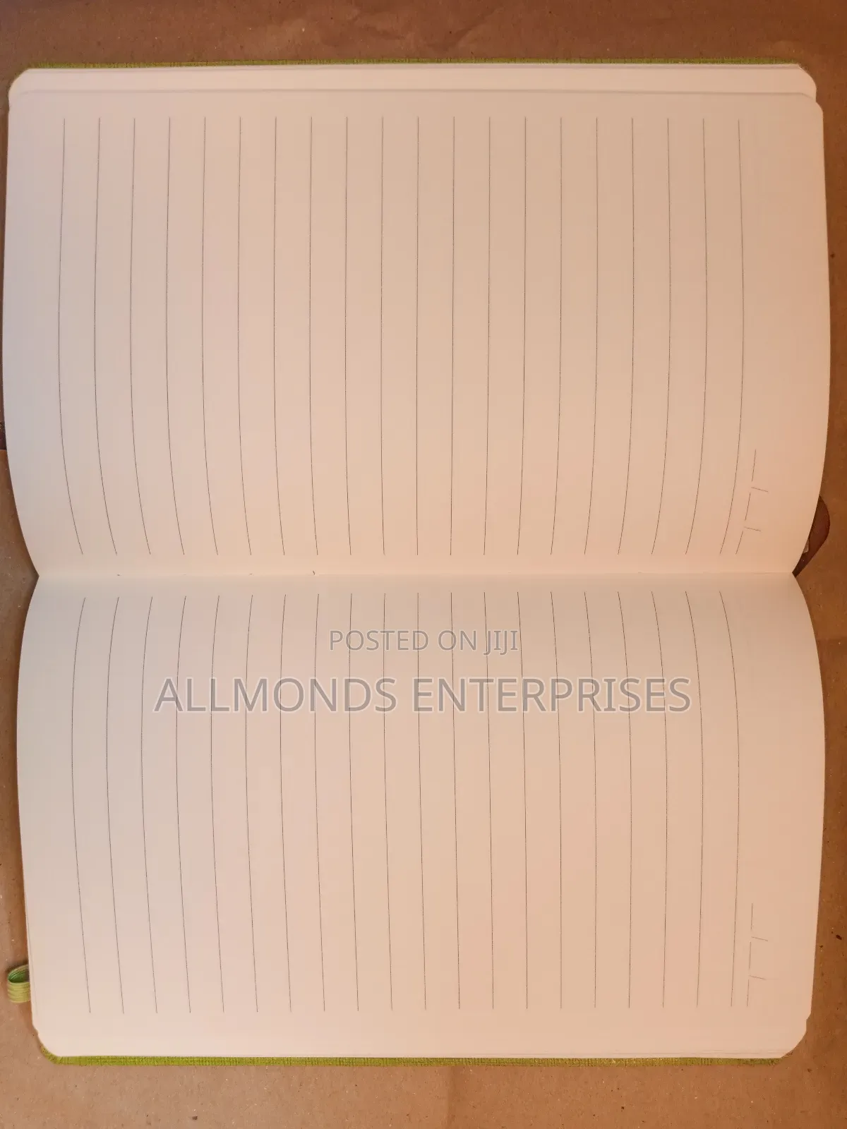 A5 Notebook Soft Leather Green