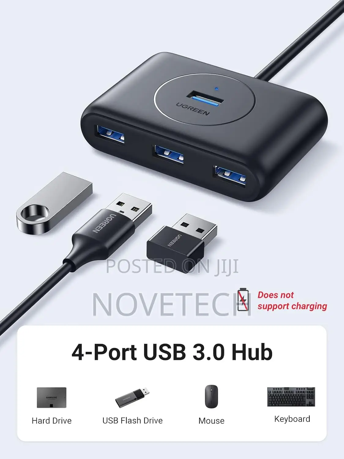 Ugreen Usb-C Usb-a 3.0 to 4-Port Hub 1M