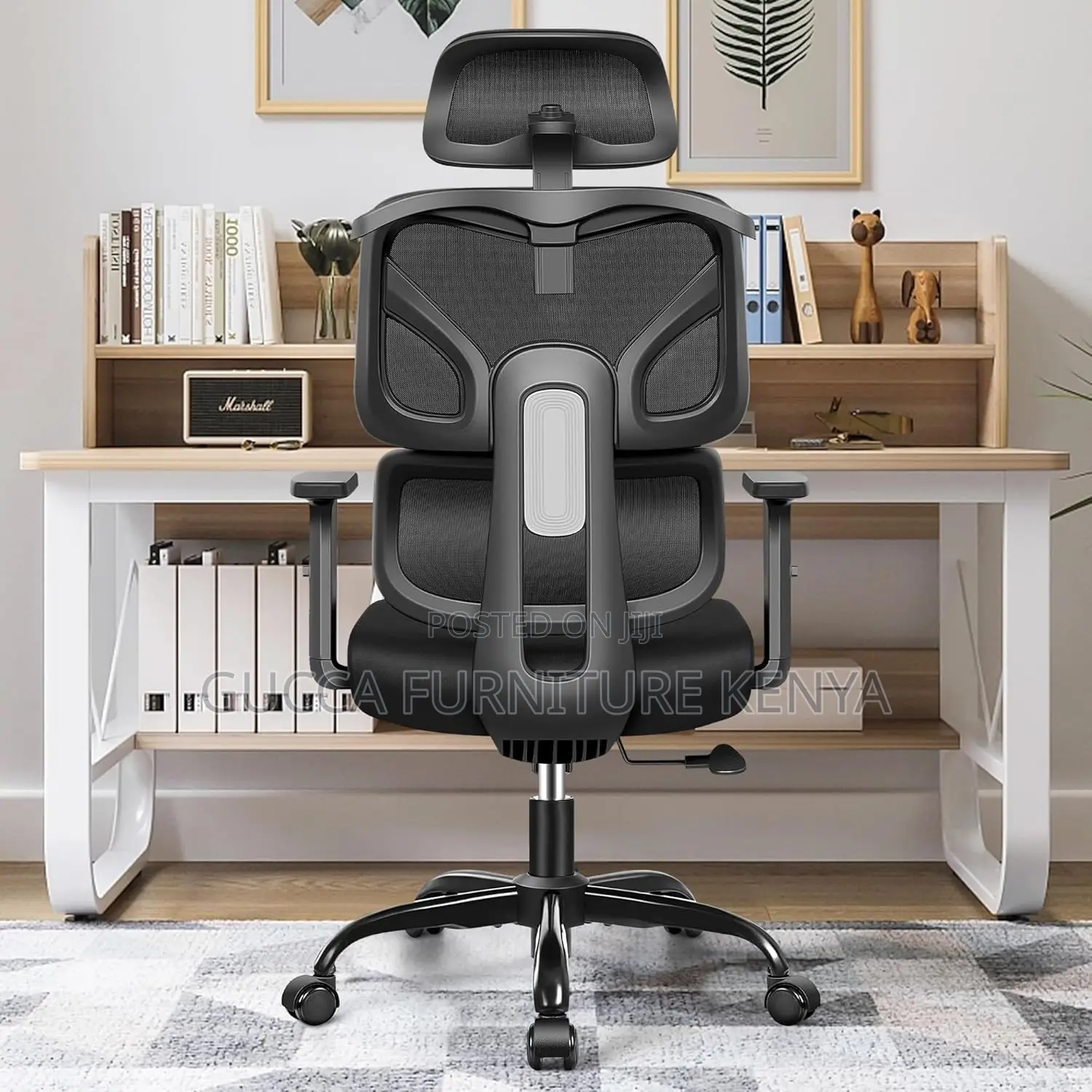 Office Chairs: High Back Reclining Breathable Mesh Chair