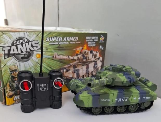 Super Armoured Kids Toy Tanker With Remote Control Pad