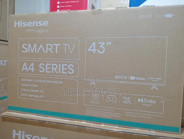Hisense 43"A4 Series Frameless Smart Tv,Bluetooth, - thumbnail 3