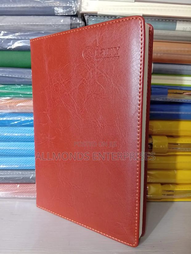 A5 Notebook Soft Leather Brown - main view