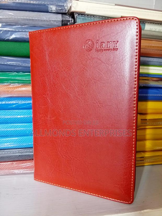 A5 Notebook Soft Leather Brown - thumbnail 3