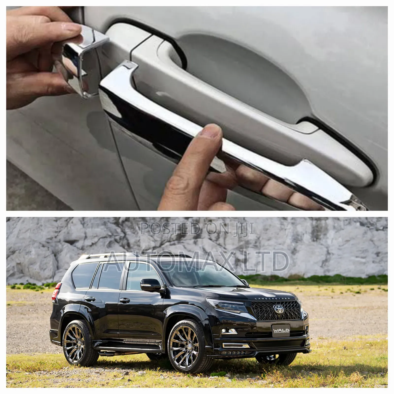 Fj150/160, Toyota Prado, Chrome Door Handle Covers